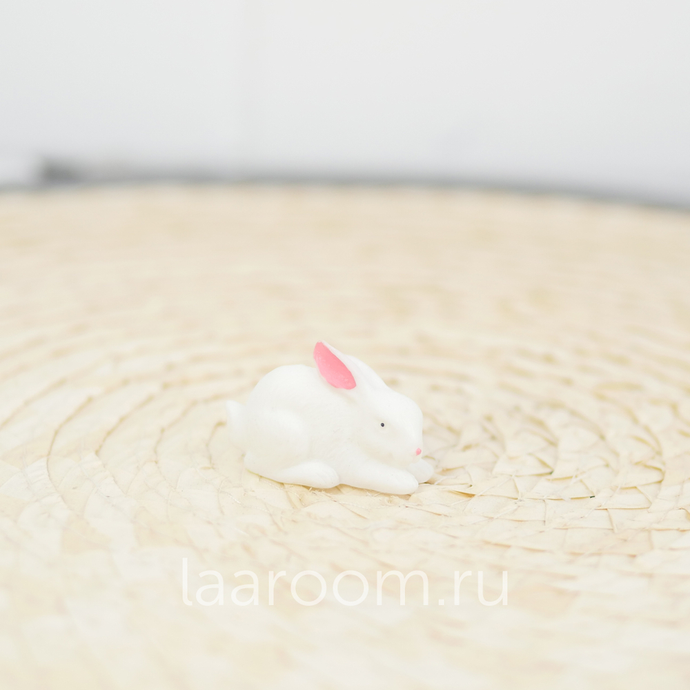 Фигурка для флорариума Зайчик лежачий