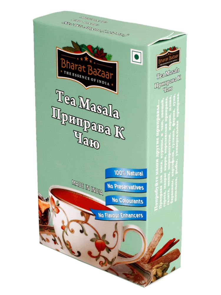 Bharat BAZAAR Tea Masala Приправа для Чая Масала, 100 гр, 2 шт