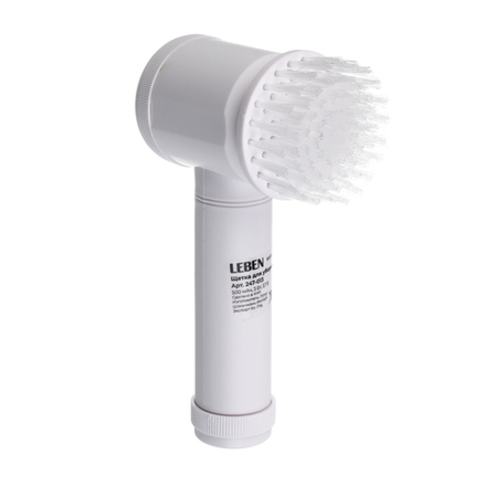 LEBEN Электрическая щетка для уборки, 5 насадок, 500 мАч, пластик, белый