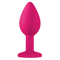 Анальная пробка 7,5см Lola Games Emotions Cutie Small Pink Black Crystal 4011-02Lola