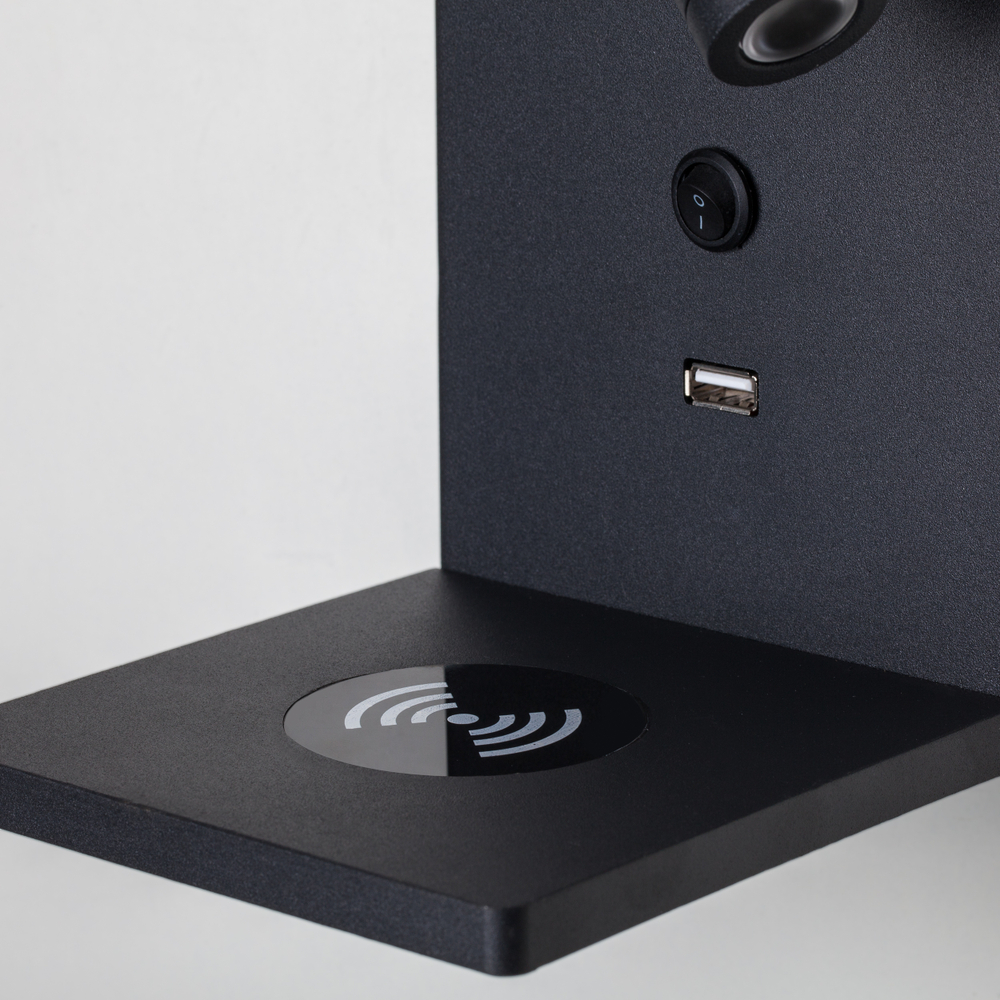 808527 Бра MURO 3W LED 240LM ЧЕРНЫЙ 3000K