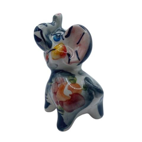Фигурка Слоник Люся цветная гжель: