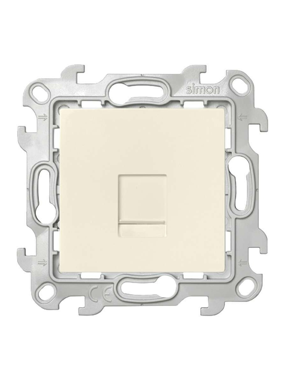 Розетка телефонная СП Simon 24 RJ11 IP20 механизм сл. кость Simon 2410480-031