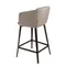 Барный стул 4134/A214BS из экокожи серого цвета