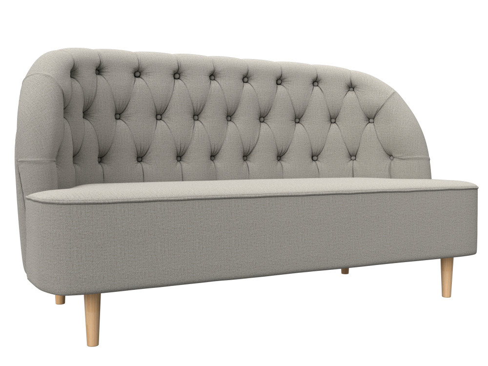 Кушетка Амиса, Амур 02 бежевый, Рогожка, 126025