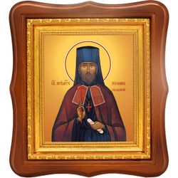 Герман Полянский преподобномученик . Икона на холсте.