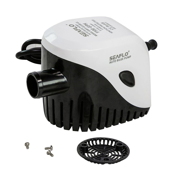 Помпа осушительная 12 В, 1100GPH (4163,5 л/час), автоматическая, SeaFlo