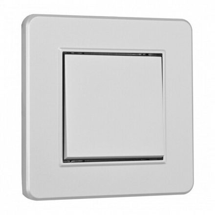 Выключатель одноклавишный Arte Milano SET16-1 SET16-1-30-1 silver