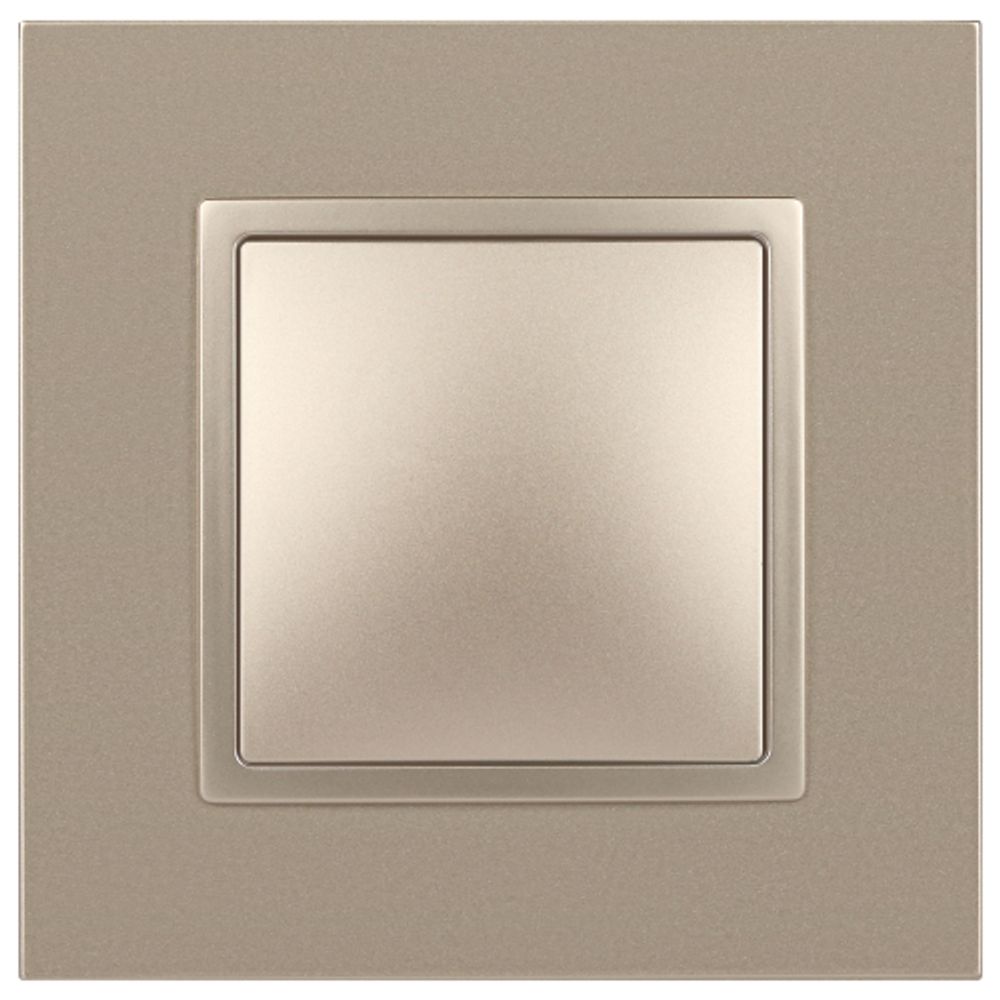 14-1103-04 ЭРА Переключатель, 10АХ-250В, IP20, Эра Elegance, шампань