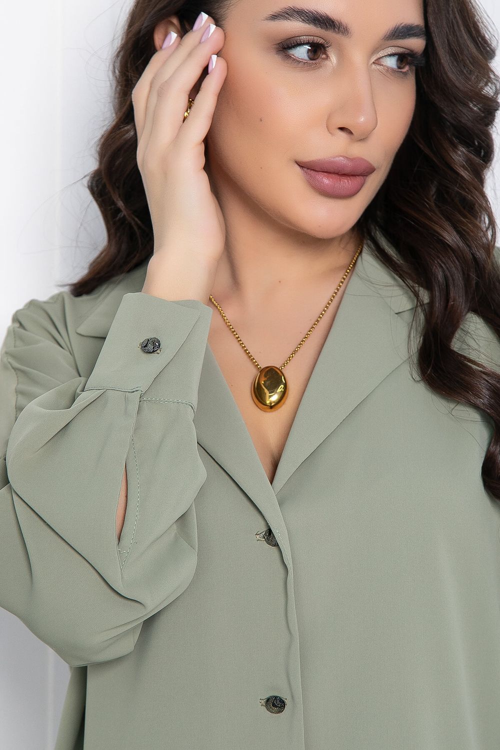 Рубашка Толедо (олива) Б12581-30 LT Collection