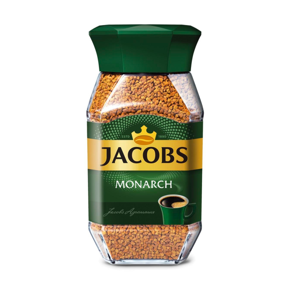 Кофе растворимый Jacobs Monarch, 47.5 г, стеклянная банка