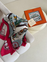 Платок Hermes «L'Hiver En Poste»