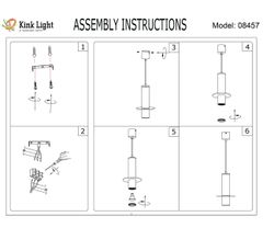 Kink Light 08457-1A,19 Подвес Каям черный/бронза GU10 5W