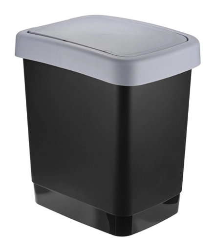 Контейнер д/мусора Idea ТВИН 18л полипропилен, серый
