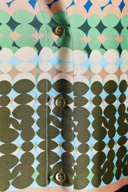 ZARA УЗОРЧАТАЯ АТЛАСНАЯ РУБАШКА, РАЗНОЦВЕТНЫЙ