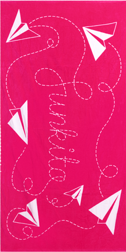 Хлопковое полотенце FUNKITA Paper Pink