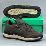 Кроссовки Lacoste GoreTex ТЕРМО #370 (корич.)