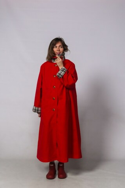 Плащ "Зое" Красный