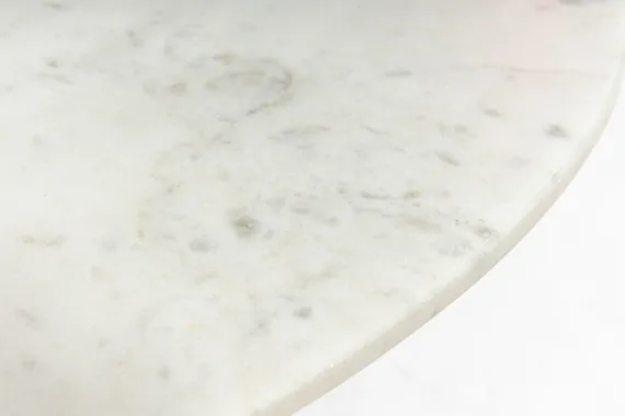 Кофейный столик Slender, Ø90х40 см, белый мрамор