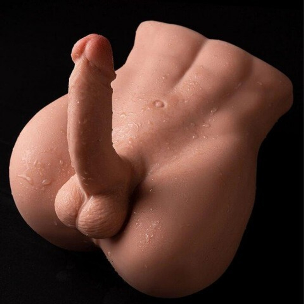 Реалистичный мужской торс с фаллосом Stallion