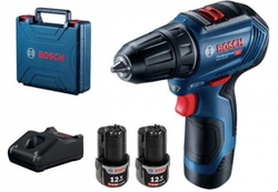 Дрель-шуруповёрт Bosch GSR 12V - 30 06019G9000 (2.0 Ач x 2 шт, Li-Ion, 12 В, кейс)
