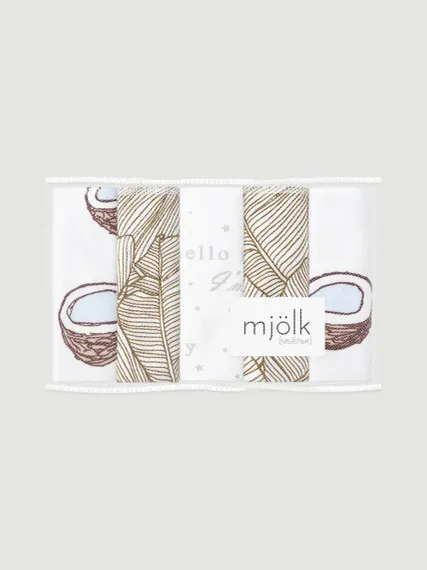 Нагрудник Mjolk текстиль 5 шт.