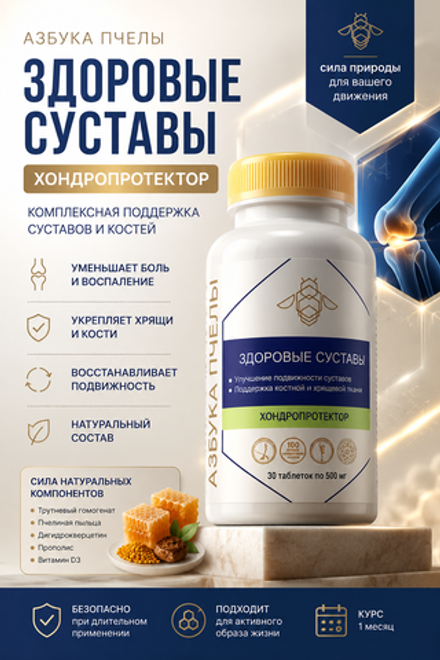 Азбука пчелы Здоровые суставы №30 таб