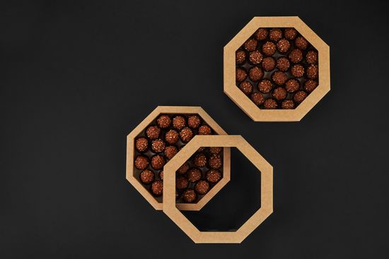 Упаковка для конфет. Восьмигранник