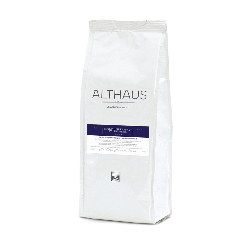 Althaus English Breakfast St. Andrews черный листовой чай, 250 г