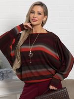 Блуза Муза (бордово-оранжевый) Б15184-5М LT Collection