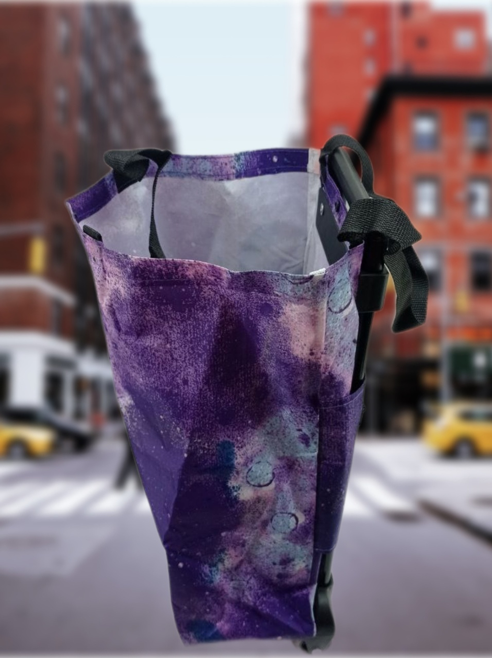 Сумка на колесиках , хозяйственная , сумка-тележка , с выдвижной ручкой.