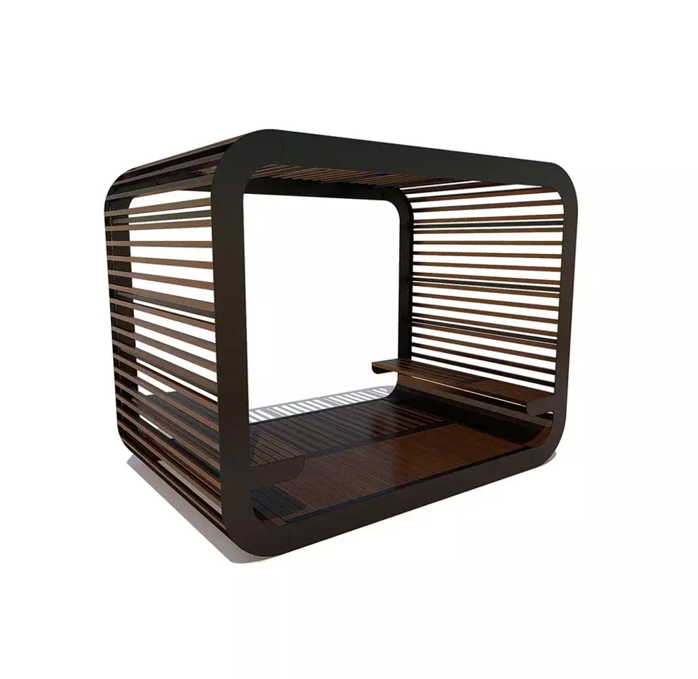 Беседка «Новосибирск», сосна, палисандр