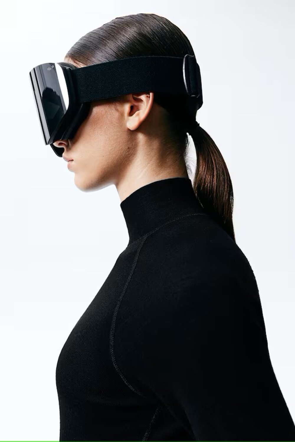 H&M Шерстяной лыжный топ, черный