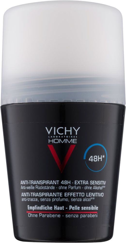 Vichy антиперспирант roll-on неперфумированный Homme Deodorant