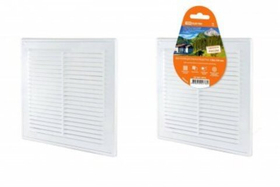 Решетка разъемная с москитной сеткой, бел. 150х150 TDM SQ1807-0074