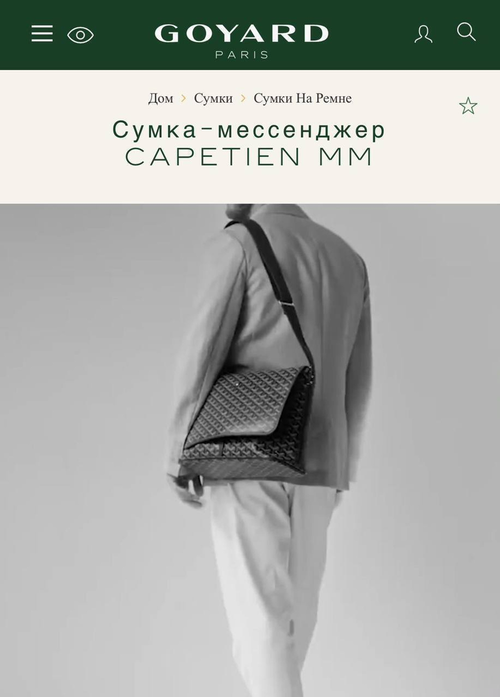 Сумка-мессенджер Goyard