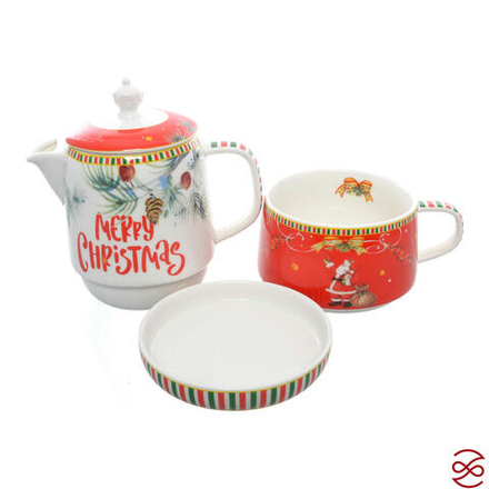 Набор Christmas time 2 предмета (заварочный чайник + чашка) Royal Classics