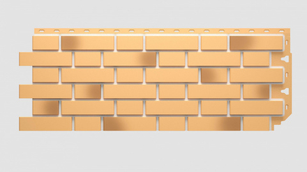 Фасадная панель Docke FLEMISH Желтый жженый 1095*420мм 0,46м2