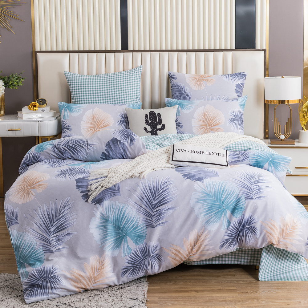 Комплект постельного белья Люкс Сатин 100% хлопок на резинке AR299