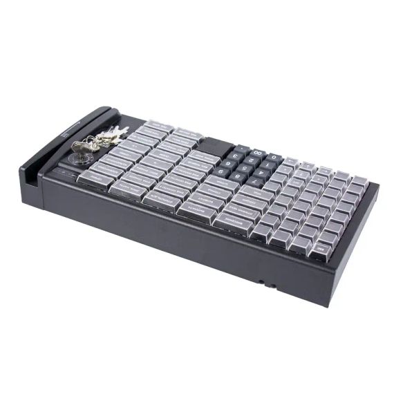 Клавиатура программируемая KB-PION306 (79 клавиш; PS/2; MSR123; ключ) черная, арт. PP30678_L_MSR123_PS/2_B