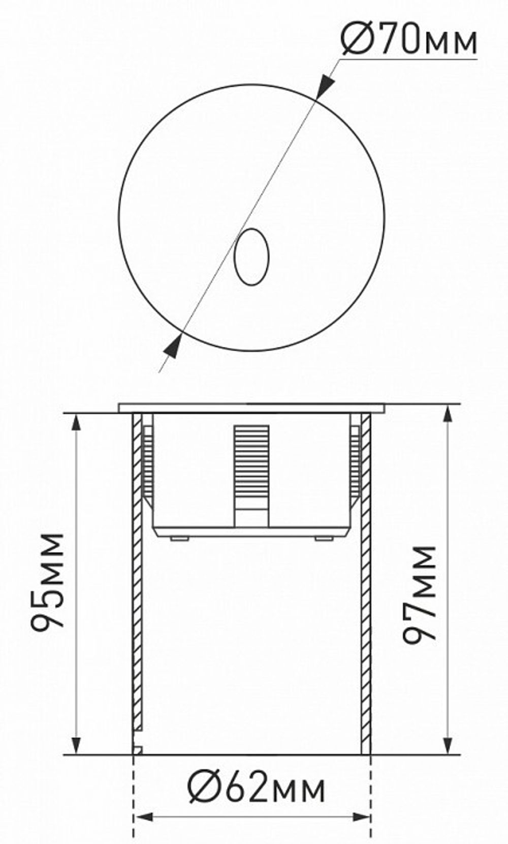 Встраиваемый светильник Arlight Gap 031166