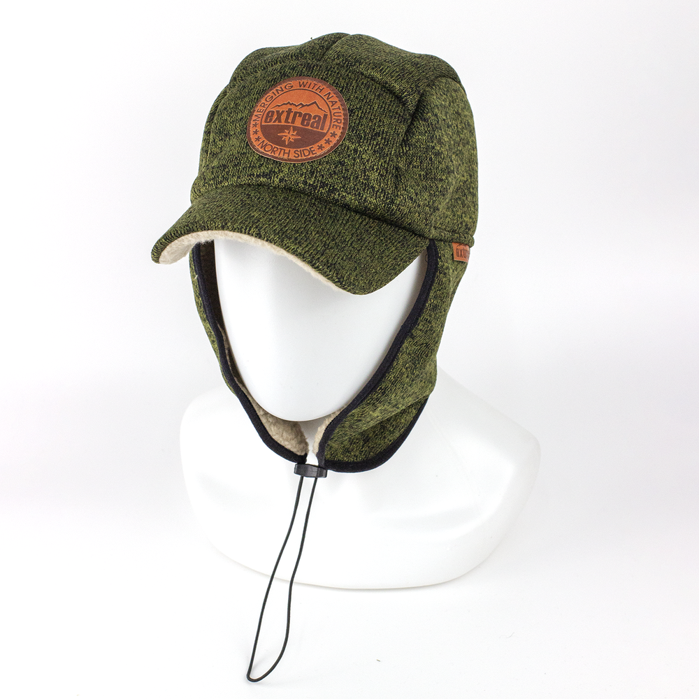 Кепка трикотажная Extreal "ЛАХТИ" иск.овчина