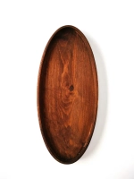 Поднос деревянный овальный