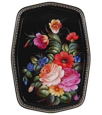 Zhostovo metal tray A18D070425106