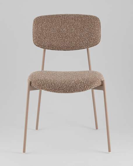 Стул Talio, коричневый, бежевые ножки