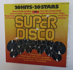 Винтажная виниловая пластинка LP Сборник Super Disco (20 Hits 20 Stars) (Germany 1976)