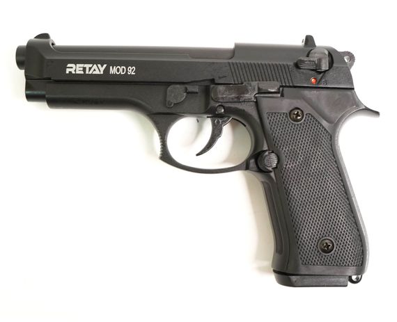 Охолощенный СХП пистолет Retay MOD92 (Beretta) 9mm P.A.K