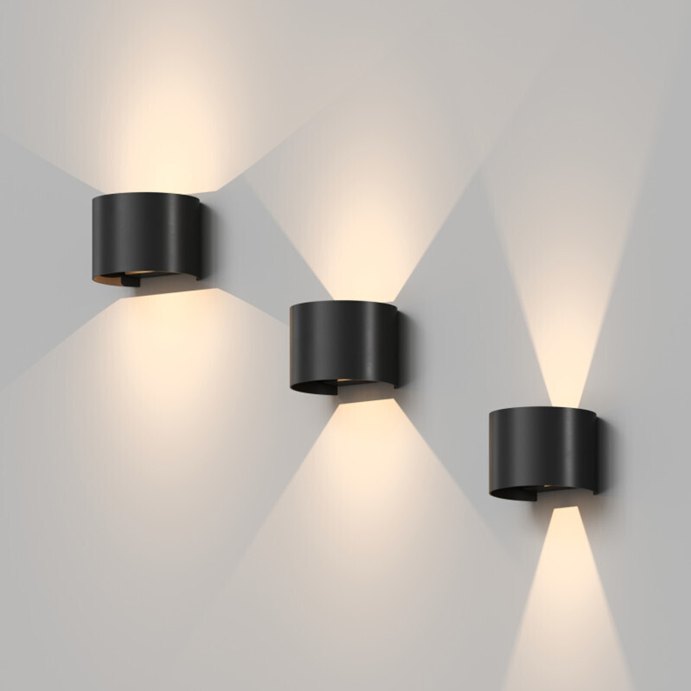 DK9771-BK Настенный светодиодный уличный светильник MALBEC, IP54, 6 Вт, 3000K, черный, алюминий