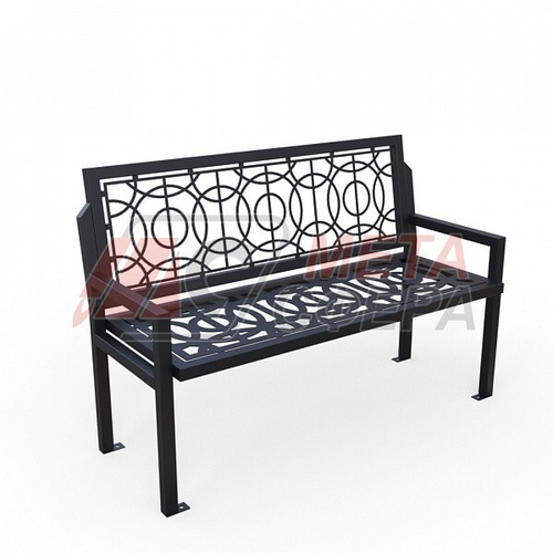 Скамейка резная Мелен