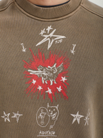 Мужская Толстовка Blessing Doodle Washed